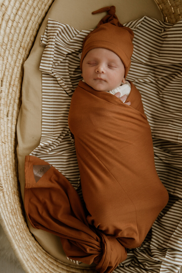 Chestnut Baby Bamboo Beanie - VIXSA