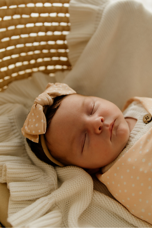 Pearl Bamboo Bow Headband - VIXSA