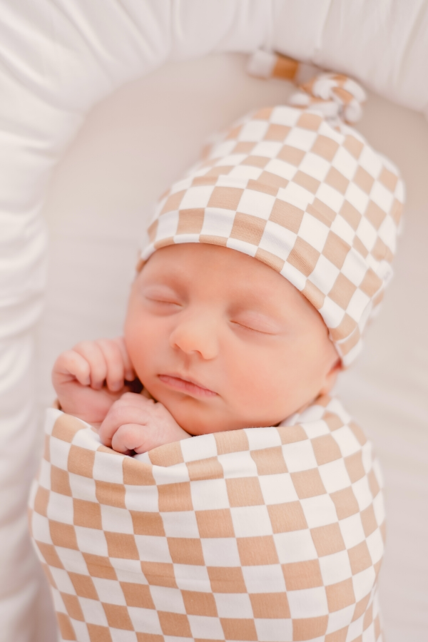 Grid Baby Bamboo Beanie - Limited Edition - VIXSA