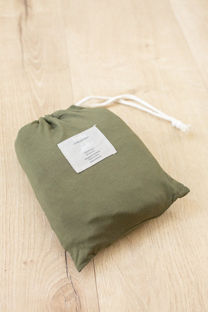 Olive Bamboo Fitted Sheet