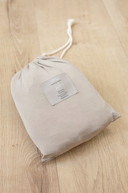 Taupe Bamboo Fitted Sheet