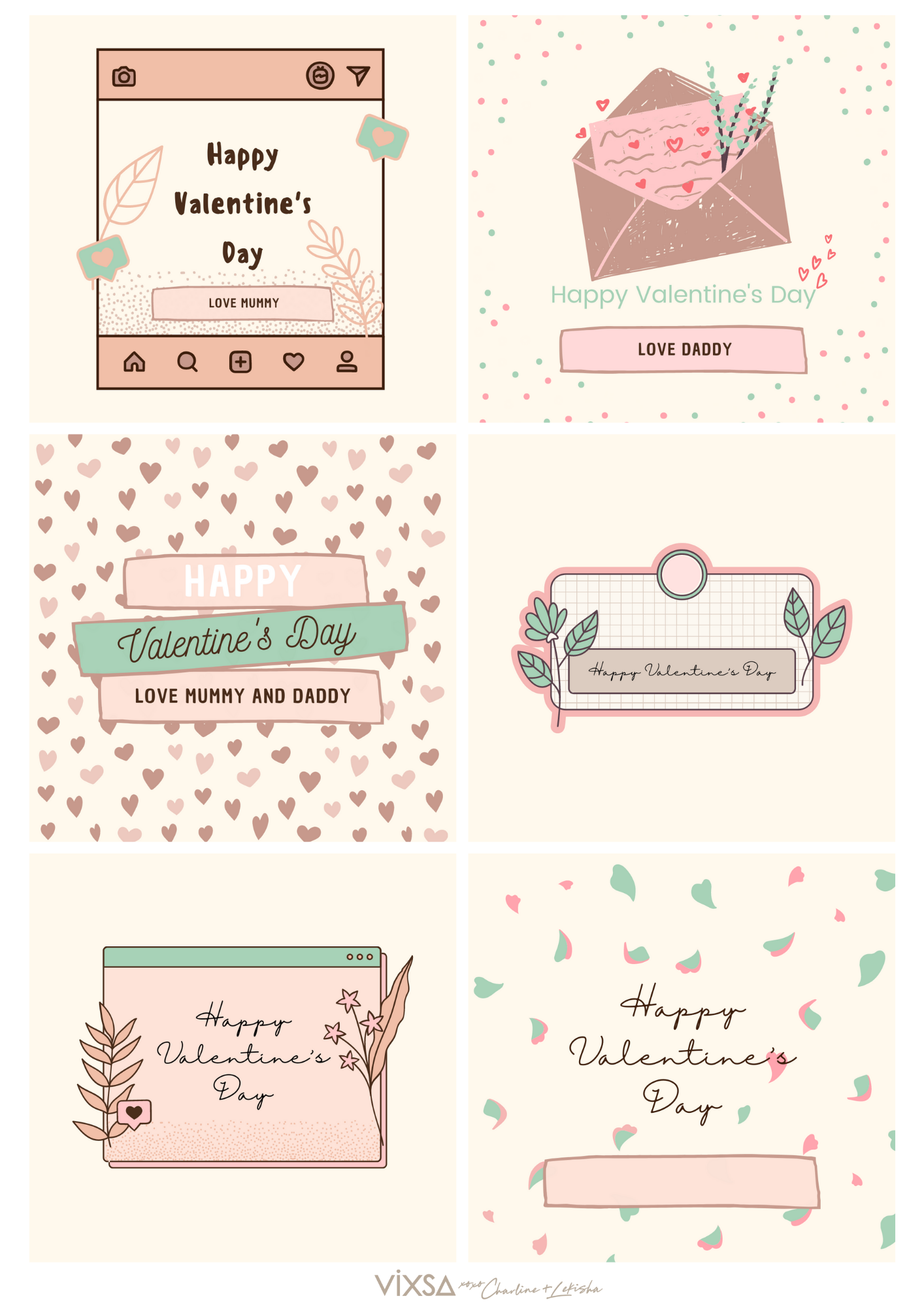FREE Valentine's Day Love Notes - VIXSA